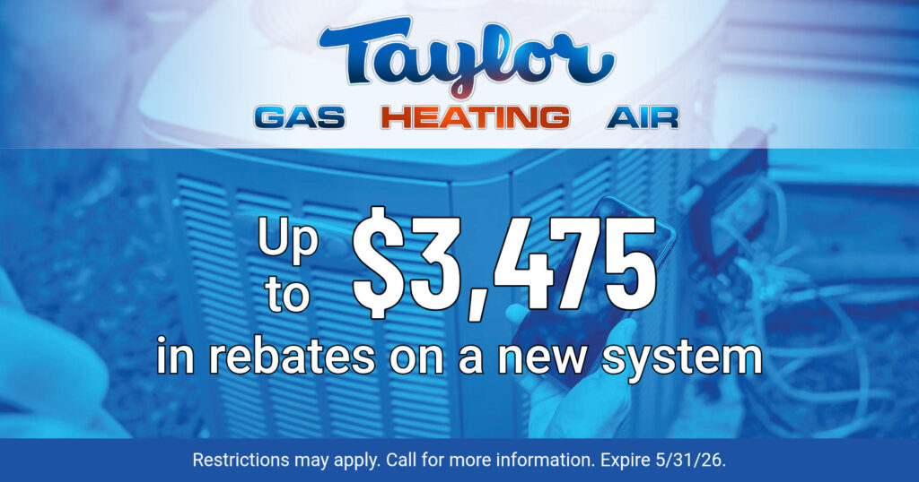 $3475 rebates on a new system