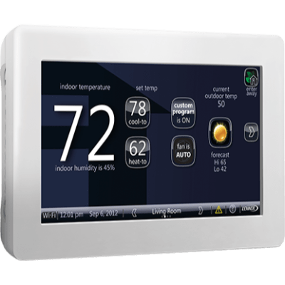 Lennox iComfort Wi-Fi Touchscreen Thermostat.